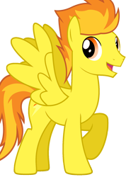 Size: 1024x1436 | Tagged: dead source, safe, artist:flamelauncher14, derpibooru import, firestorm, spitfire, pegasus, pony, male, recolor, rule 63, simple background, solo, stallion, transparent background, vector