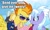 Size: 542x330 | Tagged: safe, derpibooru import, edit, edited screencap, screencap, cloudchaser, meadow flower, spitfire, thunderlane, wonderbolts academy, image macro, starry eyes, sunglasses