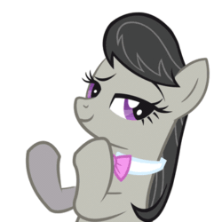 Size: 360x360 | Tagged: safe, artist:mihaaaa, octavia melody, earth pony, pony, animated, clapping, clapping ponies, reaction image, smug