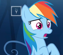 Size: 794x688 | Tagged: safe, derpibooru import, screencap, rainbow dash, pegasus, pony, the beginning of the end