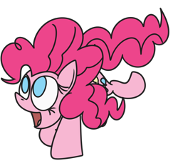 Size: 940x863 | Tagged: safe, artist:mr. rottson, pinkie pie, earth pony, pony, female, mare, pink coat, pink mane, simple background, solo, transparent background