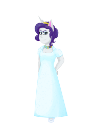 Size: 2448x3264 | Tagged: safe, artist:cornerverse, rarity, equestria girls, clothes, dress, gala dress, simple background, solo, transparent background