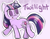 Size: 792x612 | Tagged: safe, artist:bloknbeanbagg, derpibooru import, twilight sparkle, pony, unicorn, female, mare, multicolored mane, purple coat, solo