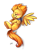 Size: 700x906 | Tagged: safe, artist:sukesha-ray, derpibooru import, spitfire, pegasus, pony, blushing, cute, female, simple background, solo, transparent background