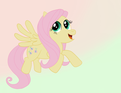 Size: 900x695 | Tagged: safe, artist:ced75, fluttershy, pegasus, pony, female, mare, pink mane, solo, yellow coat