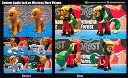 Size: 3726x2273 | Tagged: safe, artist:eljoeydesigns, applejack, mistress marevelous, earth pony, pony, custom, power ponies