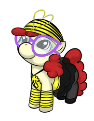 Size: 680x874 | Tagged: safe, artist:kloudmutt, twist, blind melon, glasses, hat