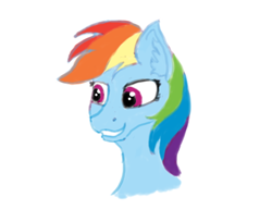 Size: 520x425 | Tagged: safe, artist:mitya1260, derpibooru import, rainbow dash, pegasus, pony, female, sketch