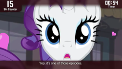 Size: 640x360 | Tagged: safe, screencap, rarity, pony, unicorn, simple ways, cinemare sins