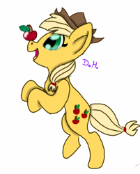 Size: 614x763 | Tagged: safe, applejack, earth pony, pony, female, mare, solo