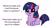 Size: 1194x668 | Tagged: safe, derpibooru import, twilight sparkle, pony, unicorn, civil war, dialogue, exploitable meme, female, filly, filly twilight sparkle, filly twilight telling an offensive joke, horn, iraq, iraqi insurgency, looking at you, meme, multicolored mane, multicolored tail, obligatory pony, open mouth, purple coat, simple background, sitting, smiling, solo, talking to viewer, the flintstones, underhoof, war, white background, younger