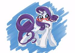 Size: 7016x4961 | Tagged: safe, artist:hananpacha, rarity, pony, unicorn, absurd resolution, female, glasses, lidded eyes, mare, simple background, smiling, solo, white background