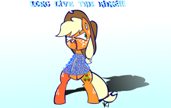 Size: 3109x1968 | Tagged: safe, artist:mushroomcookiebear, applejack, earth pony, pony, bubble wrap, solo, wat