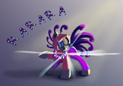 Size: 998x698 | Tagged: safe, artist:xbi, rarity, pony, unicorn, clothes, hoodie, rapper