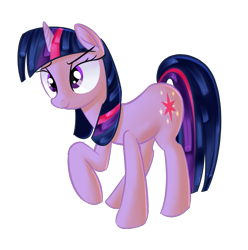 Size: 857x863 | Tagged: safe, artist:january3rd, derpibooru import, twilight sparkle, unicorn twilight, unicorn, alternate hairstyle, simple background, solo, transparent background