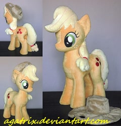 Size: 1024x1068 | Tagged: safe, artist:agatrix, applejack, irl, photo, plushie, solo