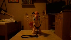 Size: 1280x720 | Tagged: safe, pinkie pie, irl, nici, photo, plushie, solo, stethoscope