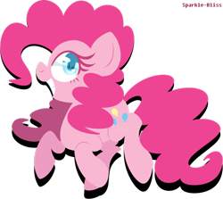 Size: 1024x912 | Tagged: safe, artist:sparkle-bliss, pinkie pie, earth pony, pony, simple background, solo, transparent background