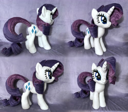 Size: 3257x2849 | Tagged: safe, artist:alicornparty, rarity, pony, high res, irl, photo, plushie, solo