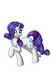 Size: 1400x2000 | Tagged: safe, artist:blues4th, rarity, pony, unicorn, cute, looking at you, smiling, solo, standing