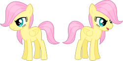 Size: 6000x2998 | Tagged: safe, artist:magister39, fluttershy, pegasus, pony, absurd resolution, filly, flutterbitch, simple background, solo, transparent background, vector