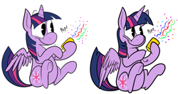 Size: 1387x734 | Tagged: safe, artist:karpet-shark, derpibooru import, twilight sparkle, twilight sparkle (alicorn), alicorn, pony, comparison, female, mare, redraw, twily-daily