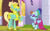 Size: 1071x669 | Tagged: safe, derpibooru import, screencap, rainbow dash, zephyr breeze, pegasus, pony, sparkle's seven, 200th episode, female, male, megaradash, rainbow dash always dresses in style, royal guard zephyr breeze, wings