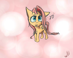 Size: 1000x800 | Tagged: safe, artist:miokomata, fluttershy, pegasus, pony, chibi, female, mare, solo