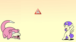 Size: 1366x768 | Tagged: safe, derpibooru import, pluto, princess erroria, pokémon, slowpoke, slowpoke (pokémon), wallpaper