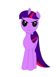 Size: 704x960 | Tagged: safe, artist:jymas, derpibooru import, twilight sparkle, pony, unicorn, female, mare, multicolored mane, purple coat, solo