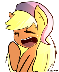 Size: 1280x1572 | Tagged: safe, artist:acharmingpony, applejack, earth pony, pony, female, mare, solo, yawn