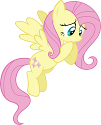 Size: 4845x6000 | Tagged: safe, artist:slb94, fluttershy, pegasus, pony, the one where pinkie pie knows, absurd resolution, frown, simple background, solo, transparent background, vector, worried