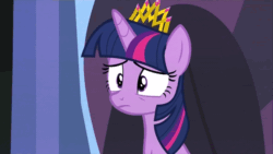 Size: 576x324 | Tagged: safe, derpibooru import, screencap, twilight sparkle, twilight sparkle (alicorn), alicorn, pony, equestria games (episode), animated, crown, equestria games, female, hub logo, hubble, mare, new crown, solo, the hub, throne