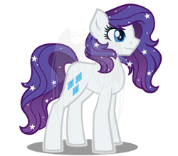 Size: 654x573 | Tagged: safe, artist:tuppkam1, rarity, pony, unicorn, alternate hairstyle, missing horn, simple background, solo, transparent background, watermark