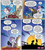 Size: 944x1046 | Tagged: safe, artist:jay fosgitt, idw, discord, princess celestia, alicorn, pegasus, pony, spoiler:comic, spoiler:comic50, for the pony who has everything, ponified, pony discord, sunset, the end, walking