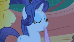 Size: 1280x720 | Tagged: safe, screencap, rarity, pony, unicorn, look before you sleep, golden oaks library, solo