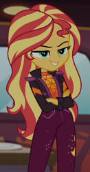 Size: 356x677 | Tagged: safe, screencap, sunset shimmer, better together, equestria girls, sunset's backstage pass!, cropped, solo