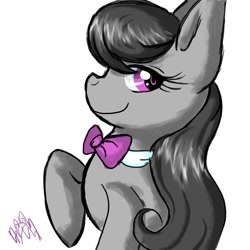 Size: 1500x1500 | Tagged: safe, artist:platinum-galaxy, octavia melody, earth pony, pony, female, mare, simple background, solo, white background