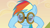 Size: 1280x720 | Tagged: safe, derpibooru import, screencap, rainbow dash, pegasus, pony, hurricane fluttershy, female, goggles, mare, solo