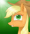 Size: 1024x1165 | Tagged: safe, artist:justbrohoof, applejack, earth pony, pony, bust, portrait, solo