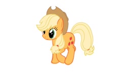 Size: 300x200 | Tagged: safe, applejack, earth pony, pony, cute, equestrian dreamers, my little investigations, walking