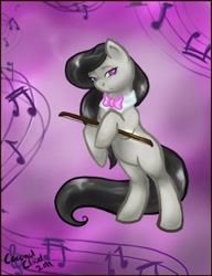 Size: 459x597 | Tagged: safe, artist:veritasket, octavia melody, earth pony, pony, female, gray coat, mare