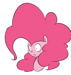 Size: 1405x1477 | Tagged: safe, artist:color-spark, pinkie pie, earth pony, pony, :3, impossibly large mane, ponk, solo