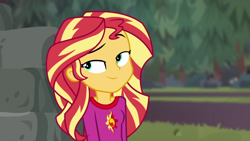 Size: 1280x720 | Tagged: safe, screencap, sunset shimmer, better together, equestria girls, wake up!, wake up!: applejack, solo