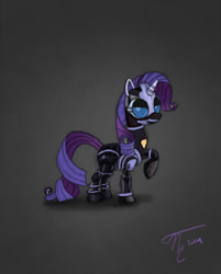 Size: 773x963 | Tagged: safe, artist:althyra-nex, rarity, pony, robot, unicorn, droid, proxy, solo, star wars, the force unleashed