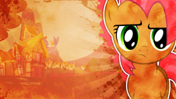 Size: 1920x1080 | Tagged: safe, artist:edwinprgtr, derpibooru import, babs seed, ponyville, wallpaper