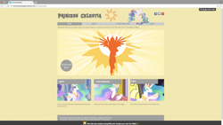 Size: 4096x2304 | Tagged: safe, princess celestia, alicorn, pony, absurd resolution, cutie mark, fansite, meta, stock vector, website, wix