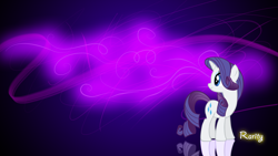 Size: 1920x1080 | Tagged: safe, artist:ancientkale, rarity, pony, unicorn, abstract background, solo, wallpaper