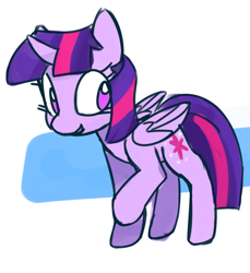 Size: 578x632 | Tagged: safe, artist:lilfunkman, twilight sparkle, twilight sparkle (alicorn), alicorn, pony, solo