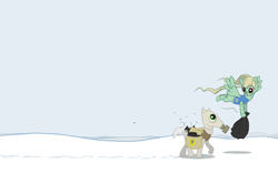 Size: 1440x900 | Tagged: safe, derpibooru import, oc, oc only, apocalypse, snow, wallpaper, winter